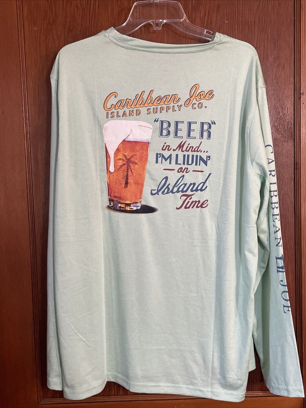 Caribbean Joe Breeze Tech Long Sleeve T Shirt XL - Picture 1 of 6